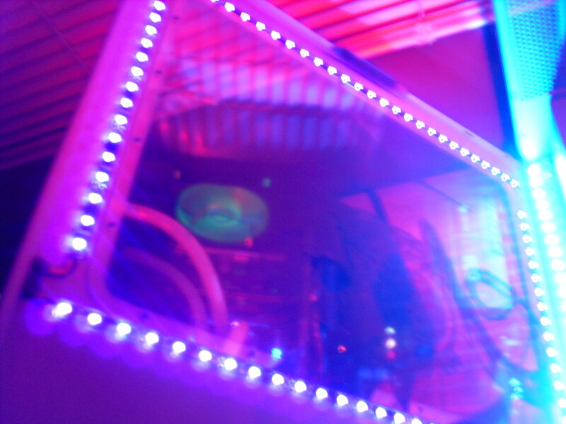 Computer Case with Lights