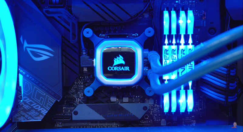 Computer Cooling System — Blue, Technological