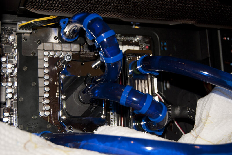 Computer Cooling System — Blue
