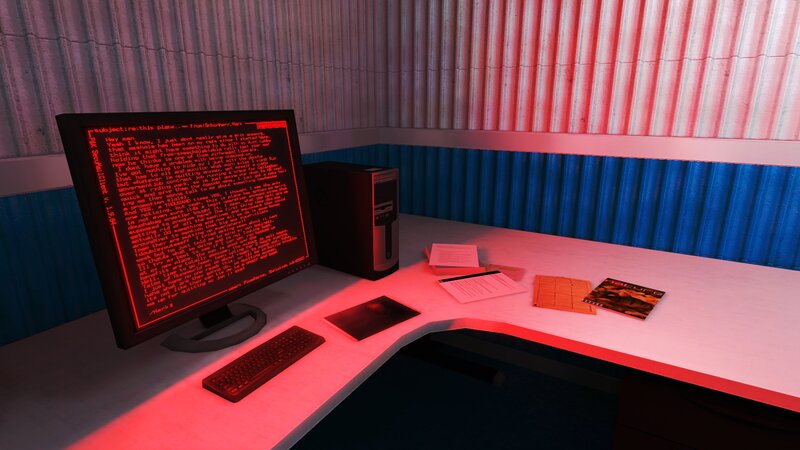 Computer Desk in Office