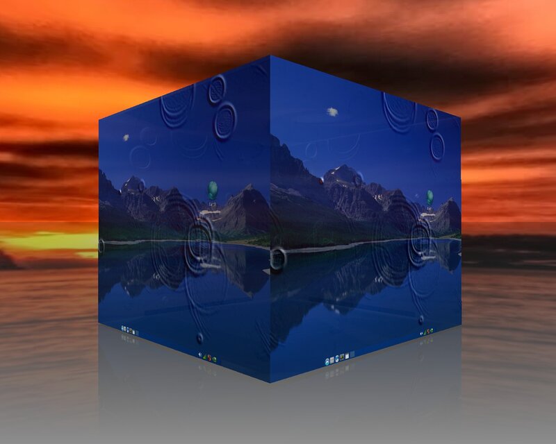 Computer Desktop Cube