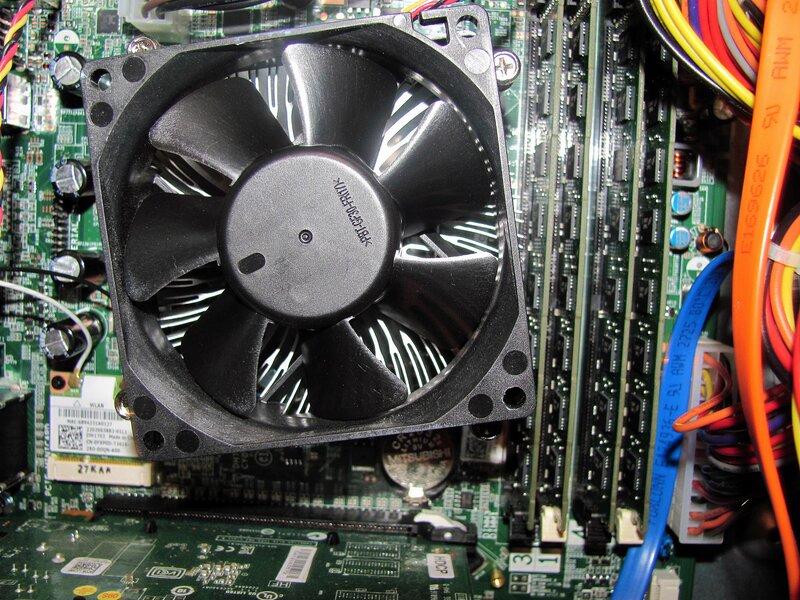 Computer Fan on Motherboard
