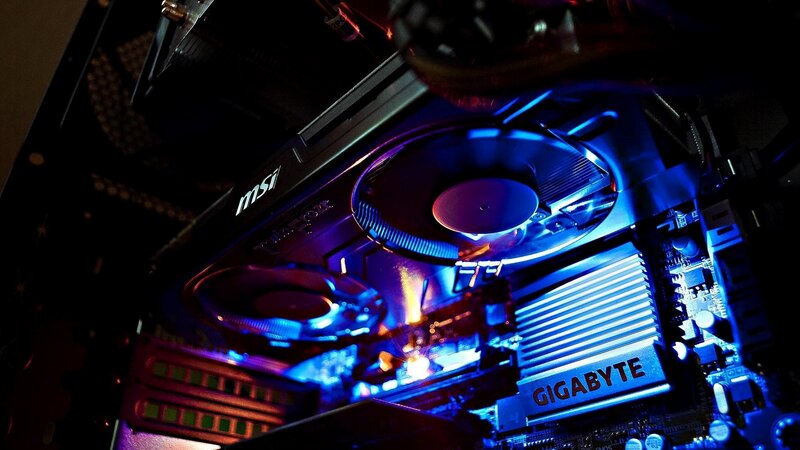 Computer Hardware — Blue