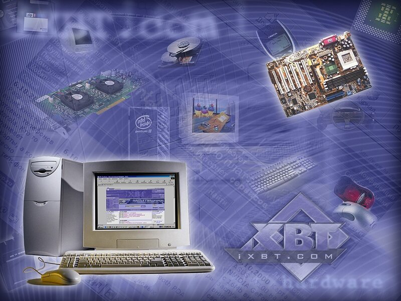 Computer hardware collage