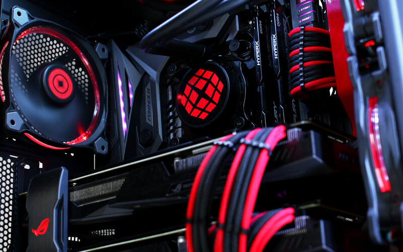 Computer Internals — Black, Dark, Photograph