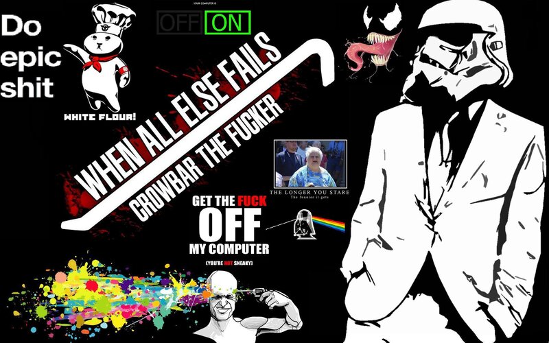 computer meme collage