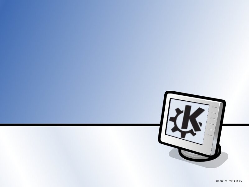 Computer Monitor with Logo