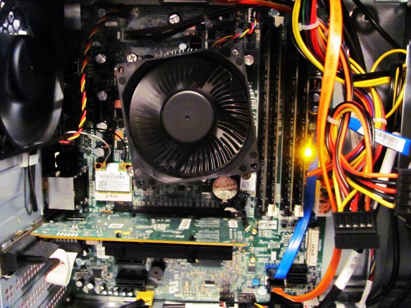 Computer Motherboard Internals — Green
