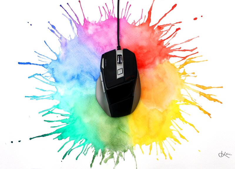 Computer Mouse on Splash