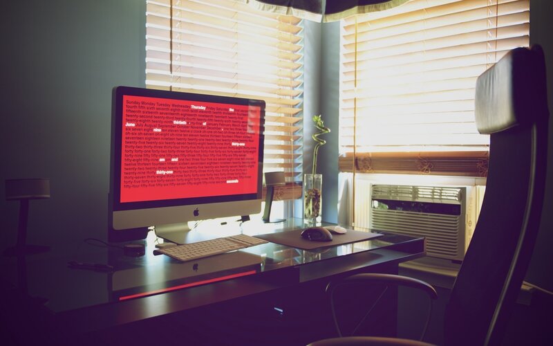 Computer on Desk