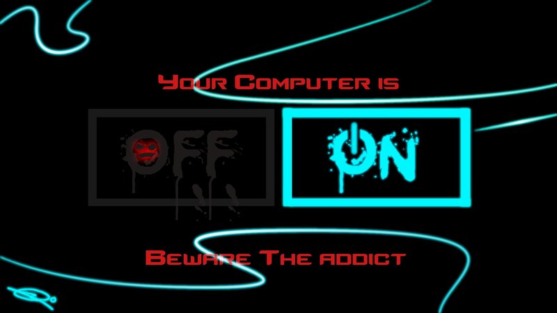 computer on off warning