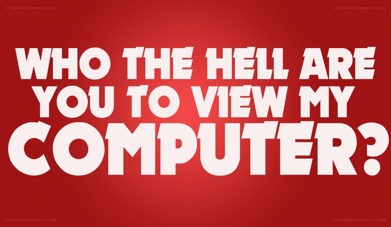 computer privacy question