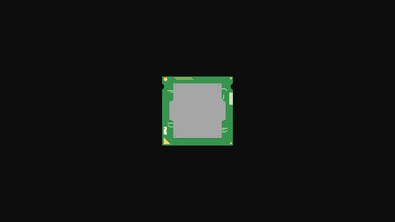 Computer Processor — Green