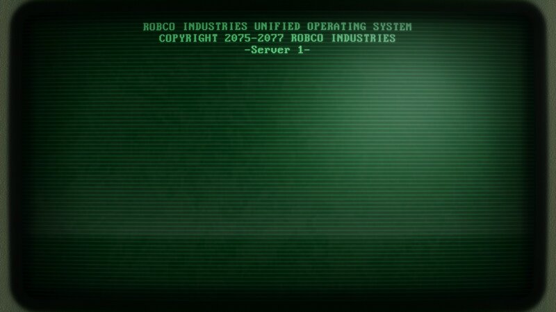 Computer Screen Display — Green