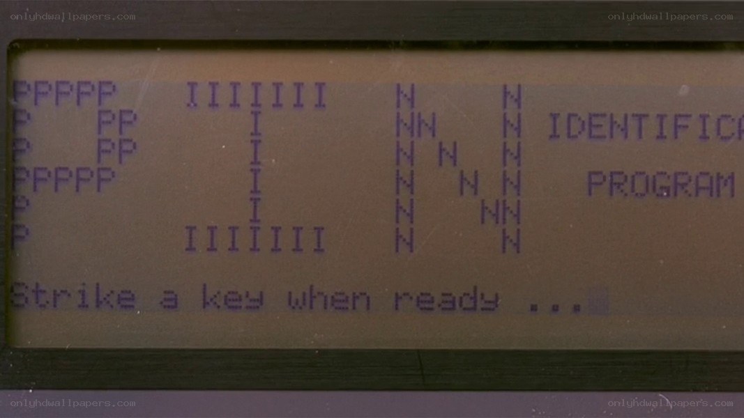 computer screen with text