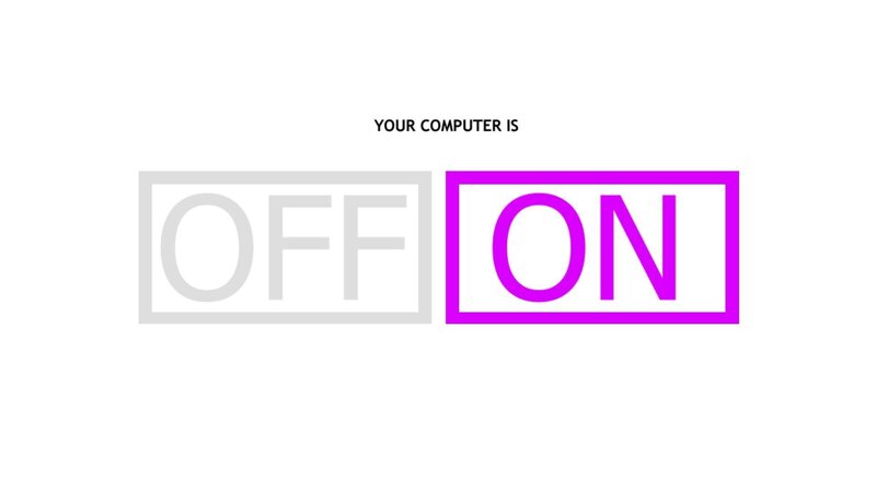 computer status display