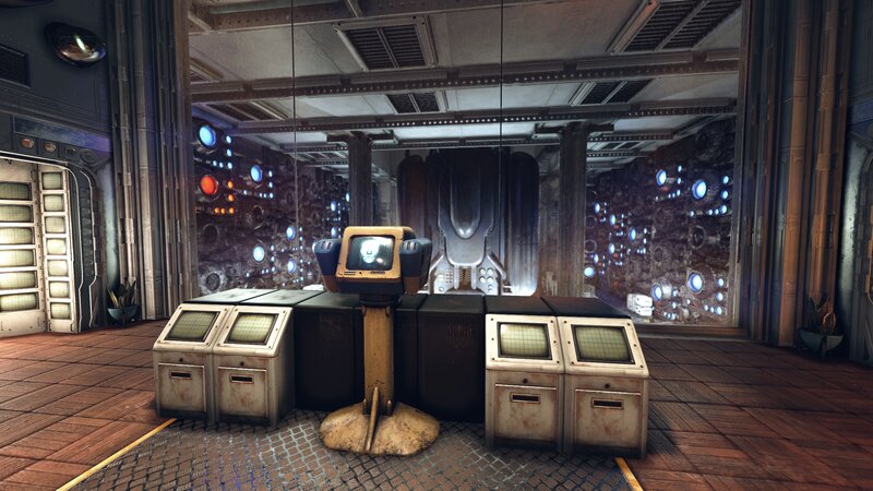 Computer Terminal in Room