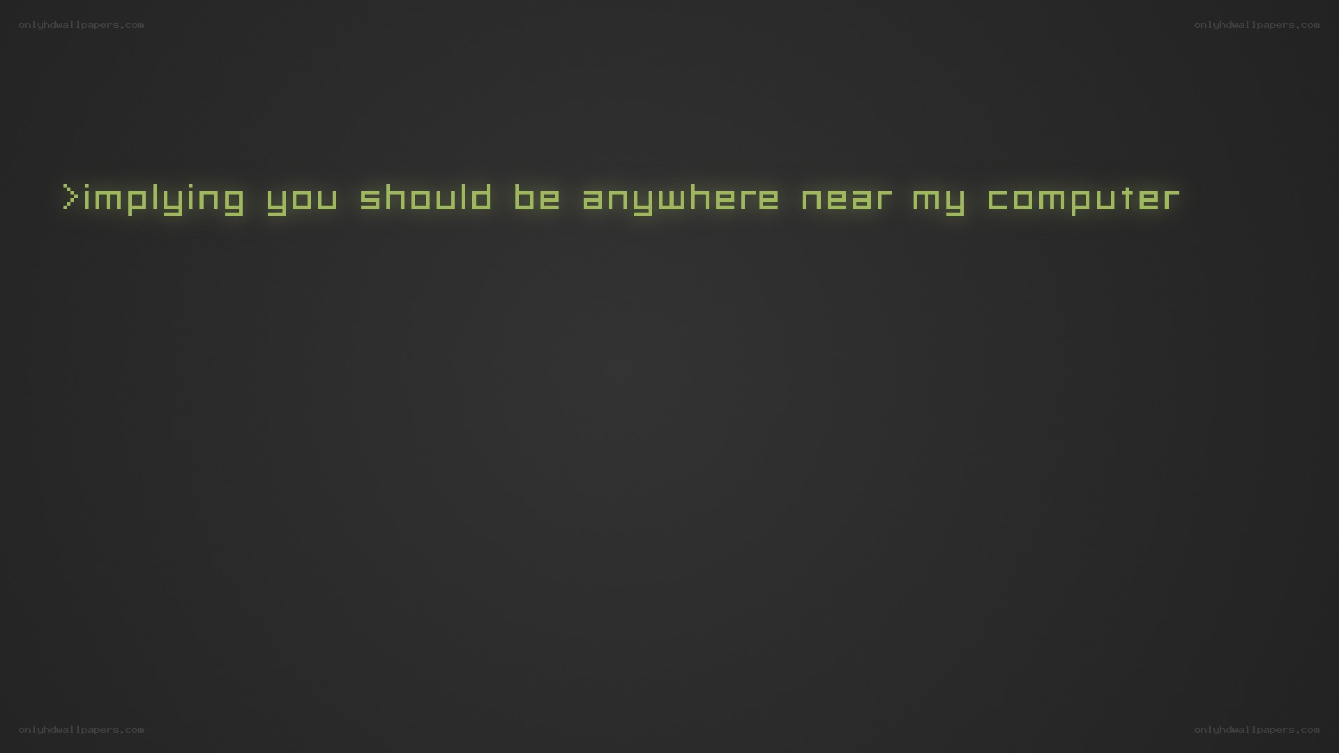 computer terminal message