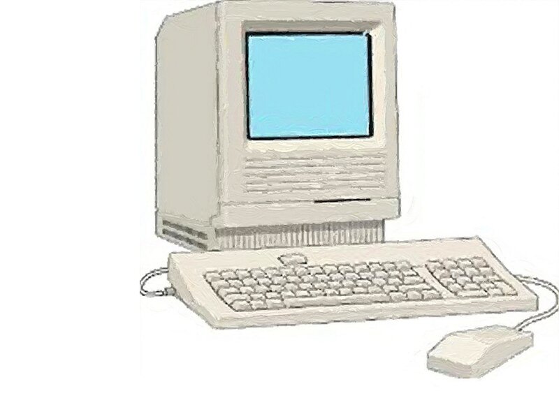 Computer with Keyboard and Mouse