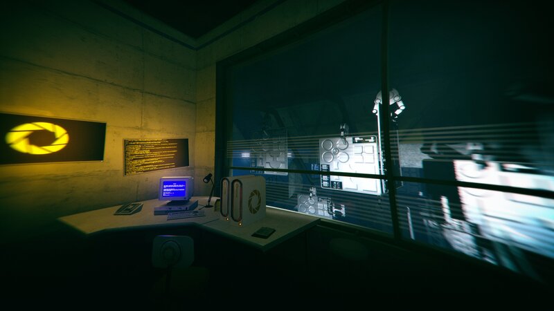 Computer Workstation in Lab