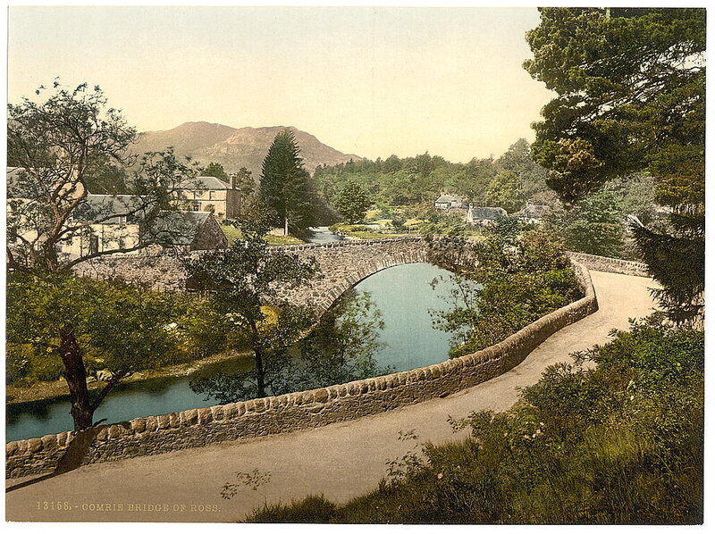 Comrie Bridge over the River of Ross