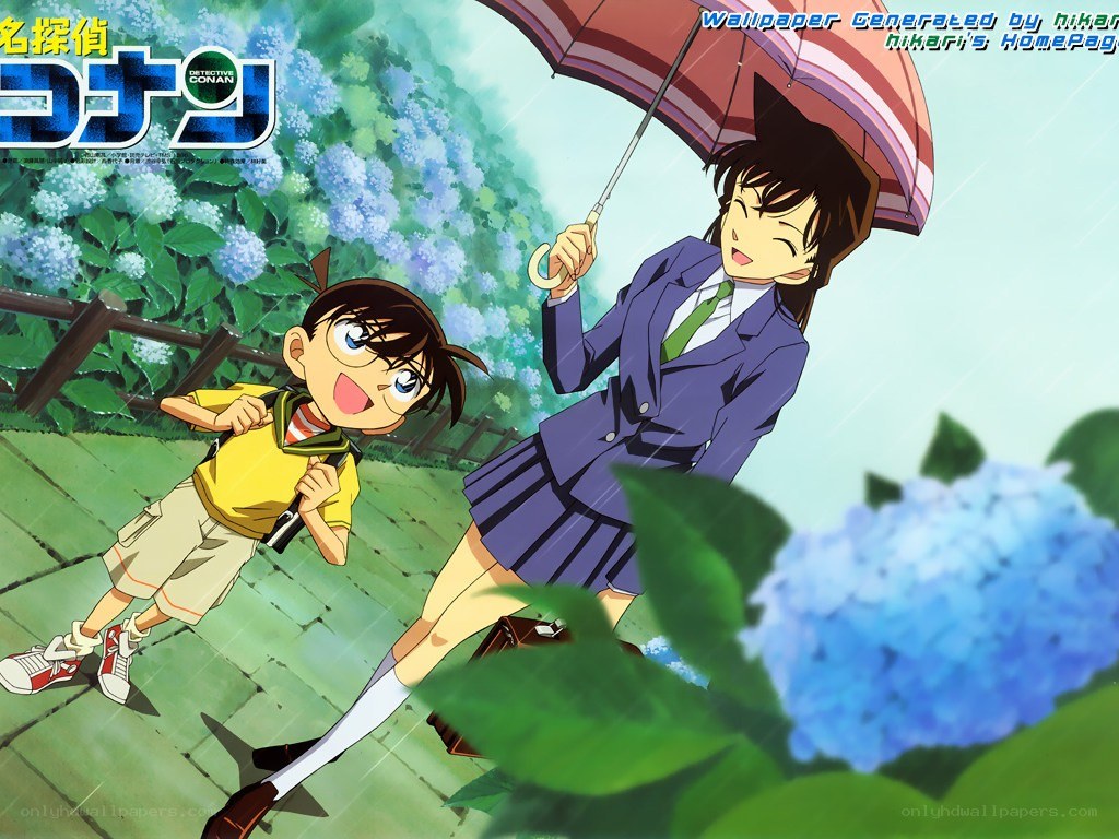 Conan and Ran in the rain