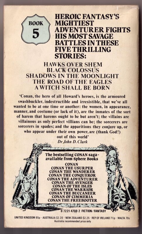 Conan book back cover