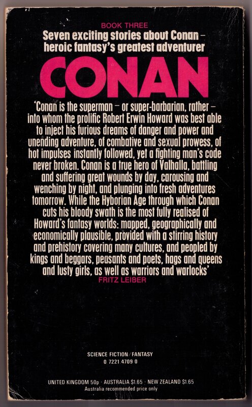 Conan book cover back