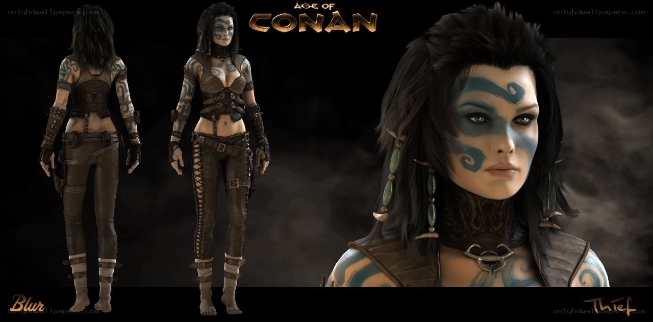 Conan character concept art