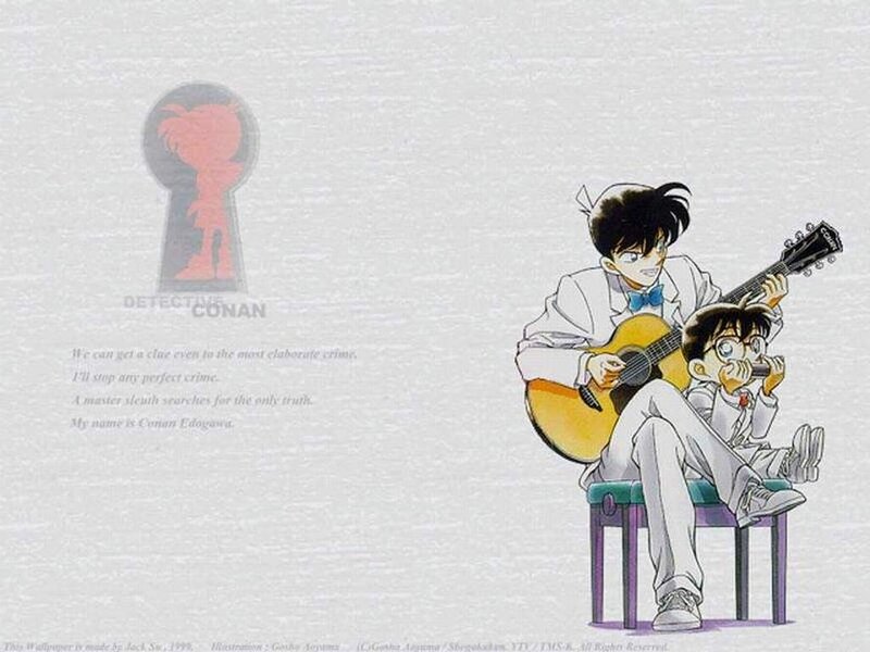Conan Edogawa and Kaito Kid