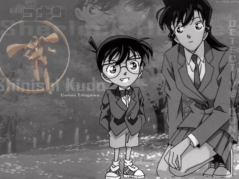 Conan Edogawa and Ran Mouri