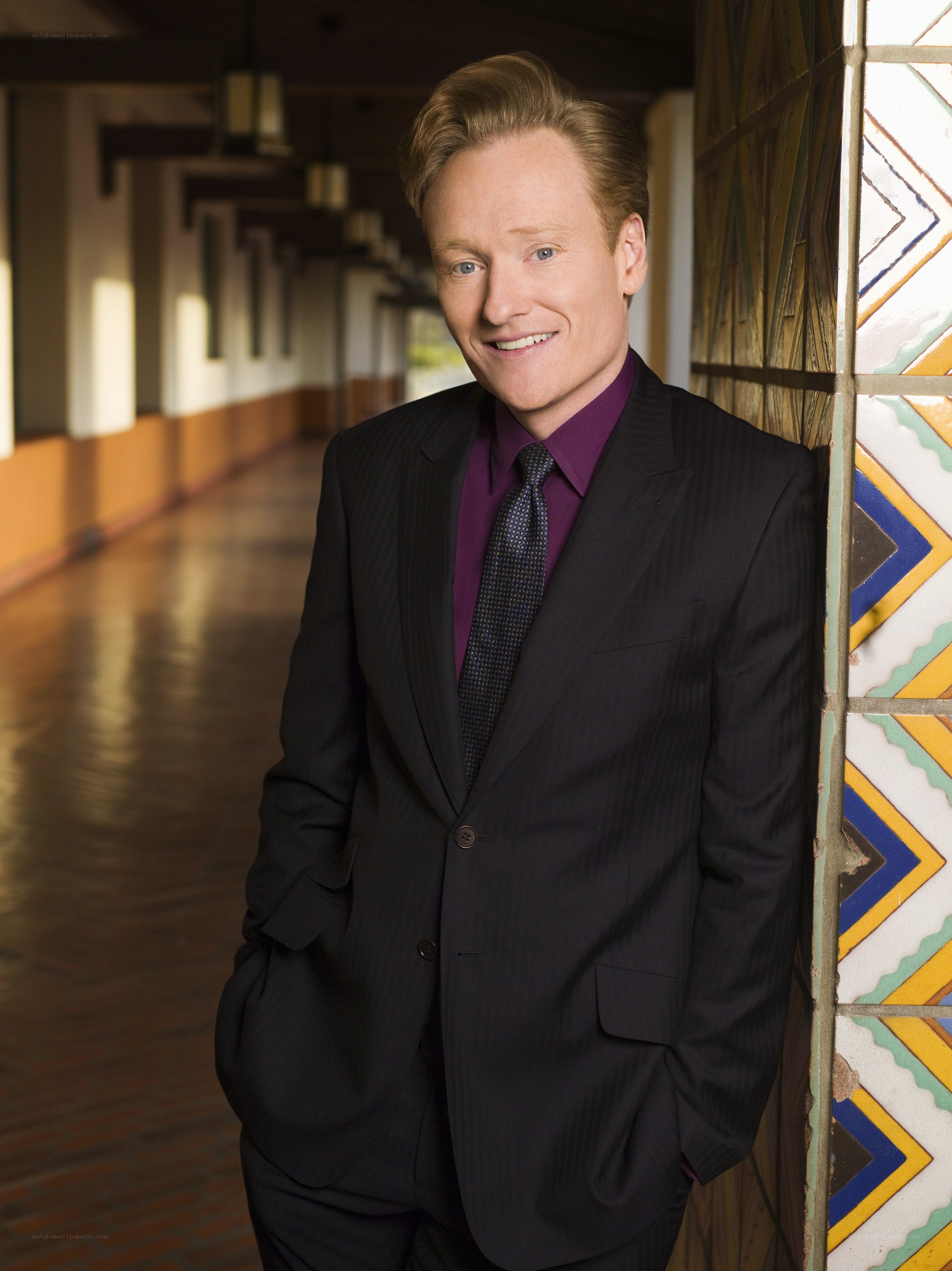 Conan O'Brien in a suit