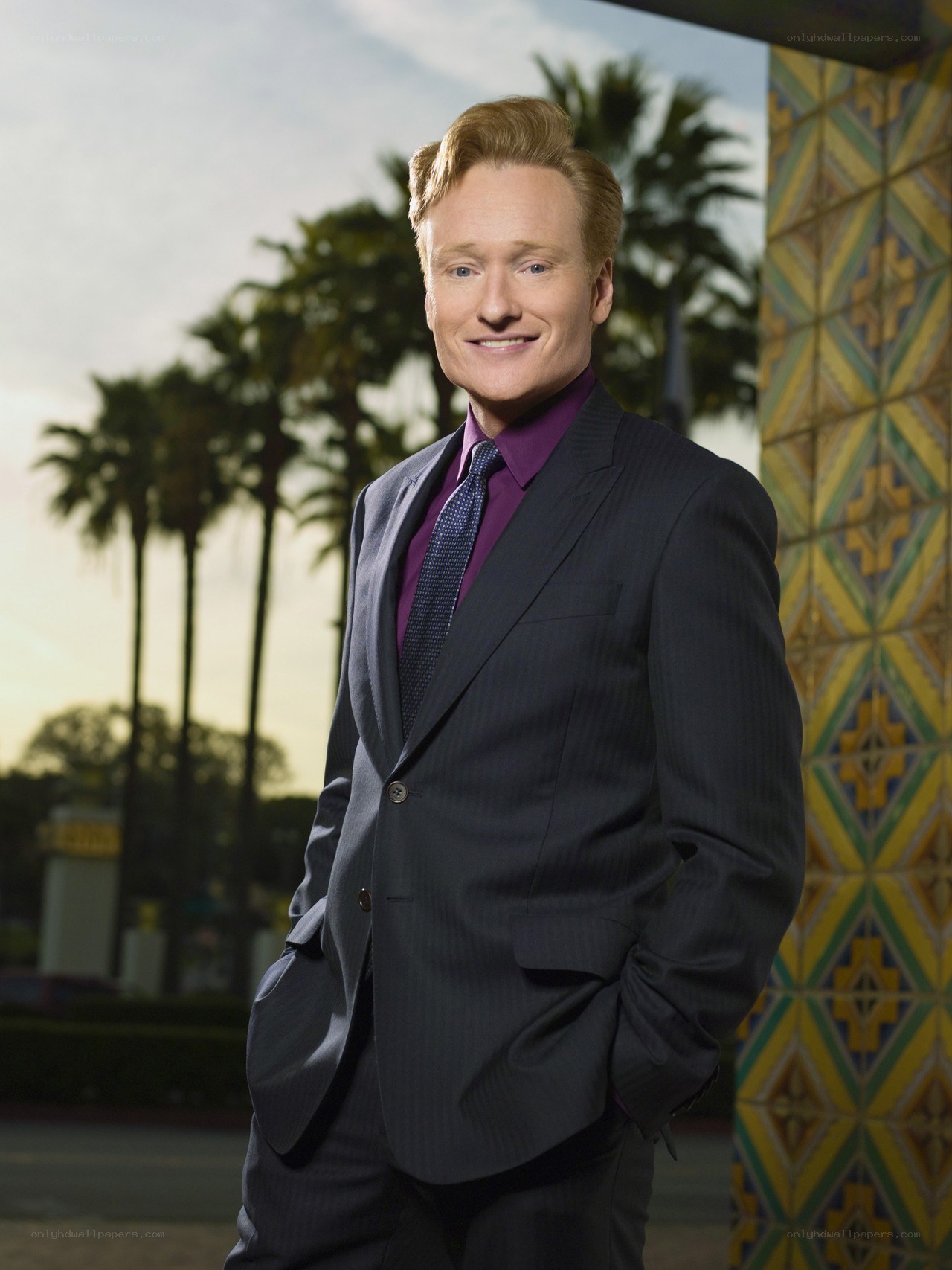 Conan O'Brien in a suit