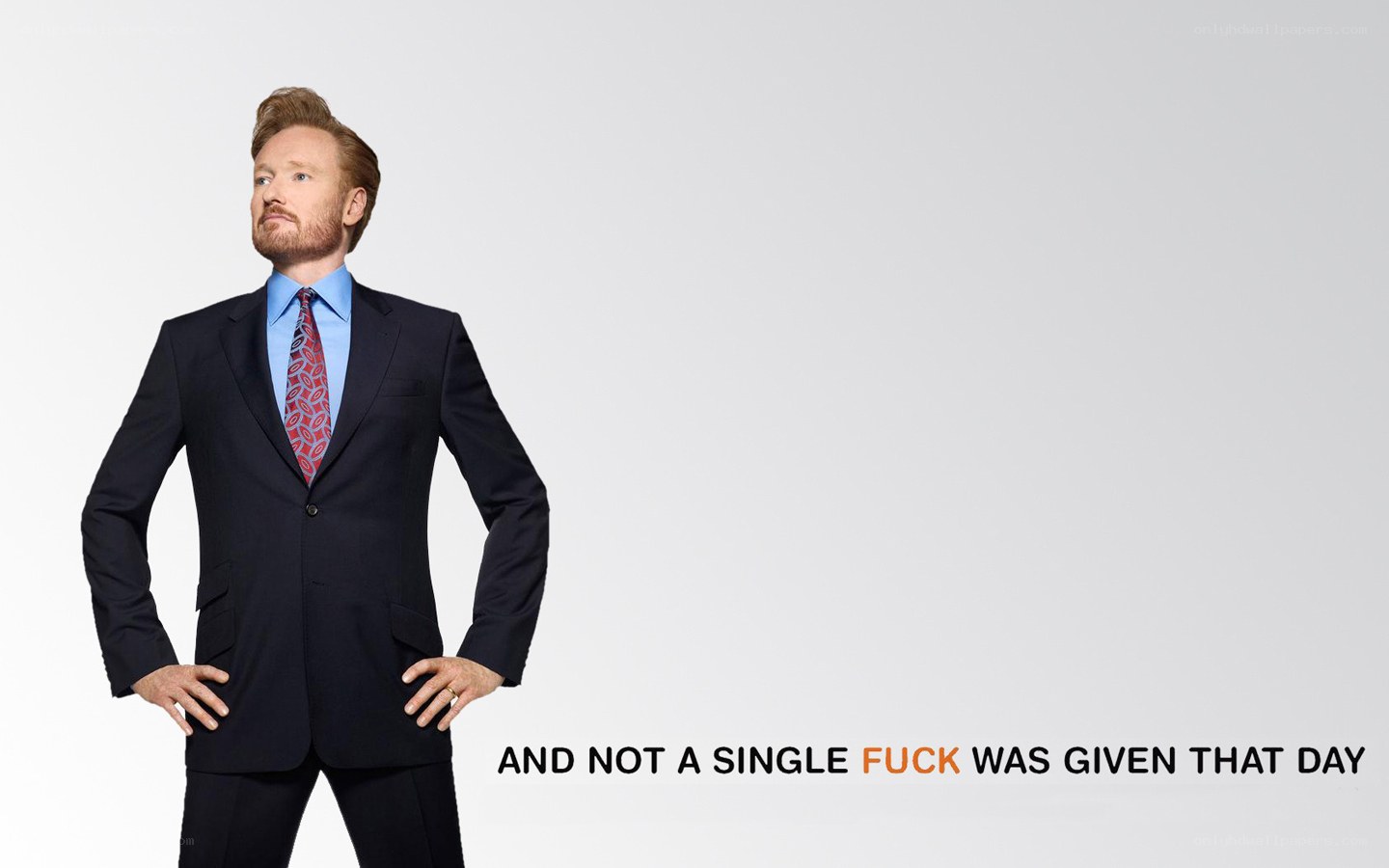 Conan O'Brien standing confidently