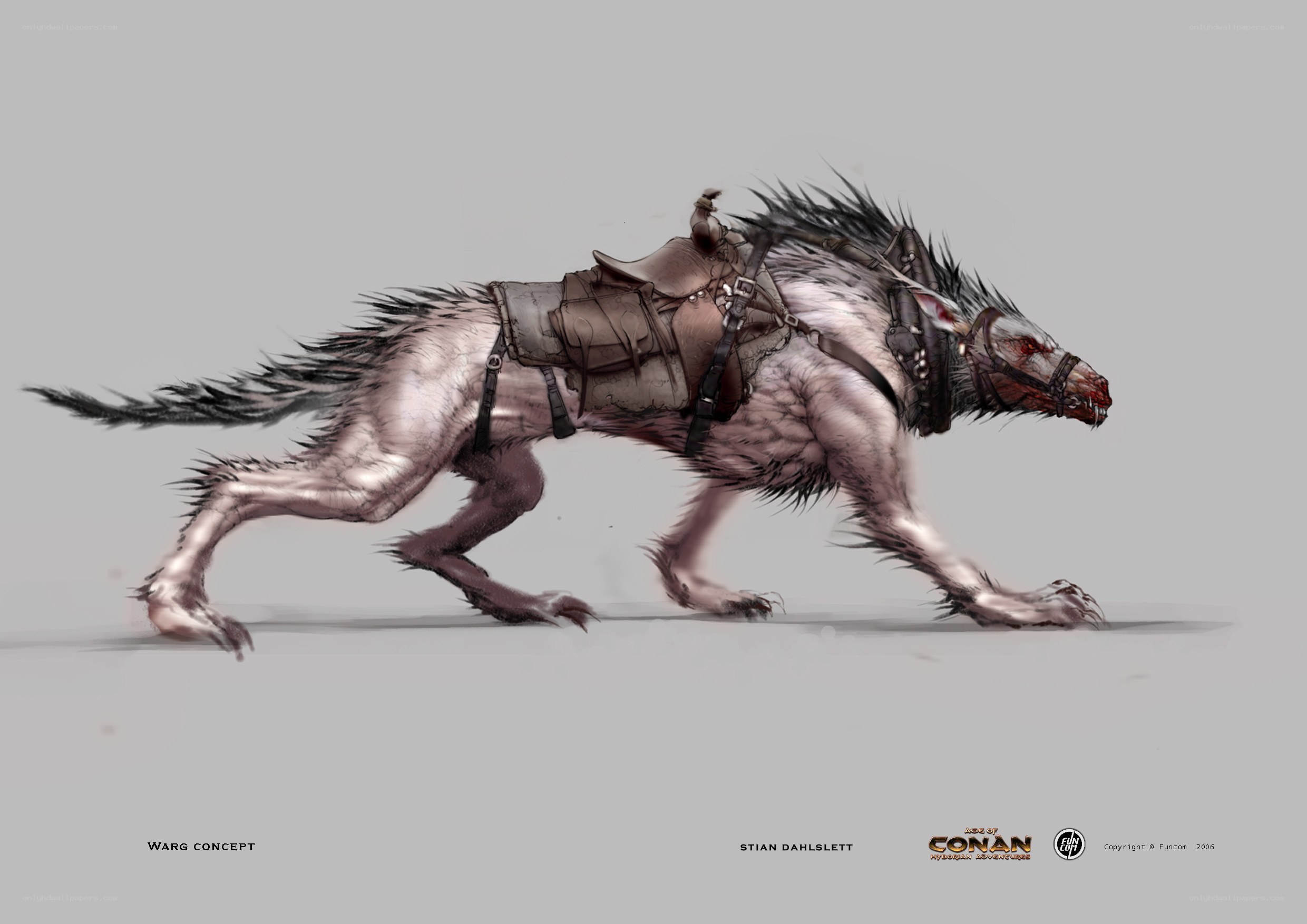 Conan Warg Concept Art