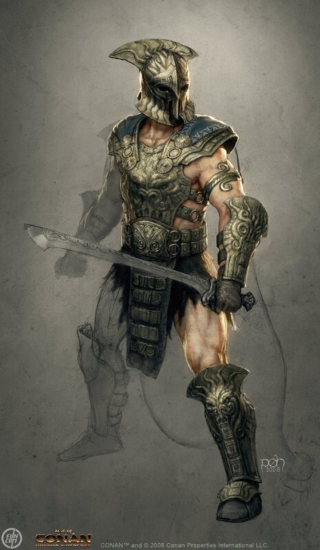 Conan warrior concept art