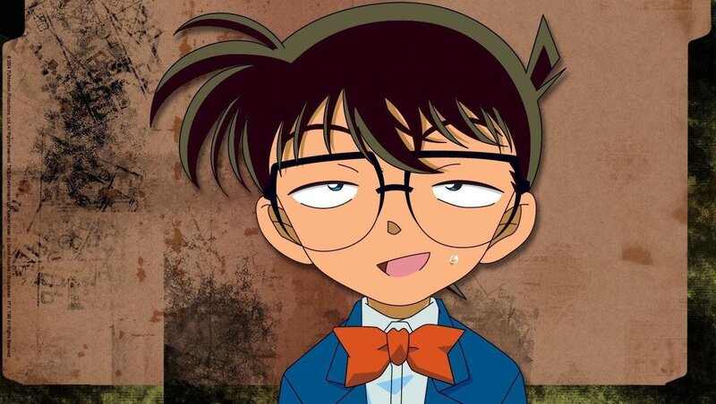 Conan with a smirk
