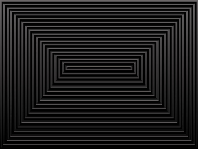 Concentric black rectangles
