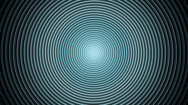 concentric blue circles pattern