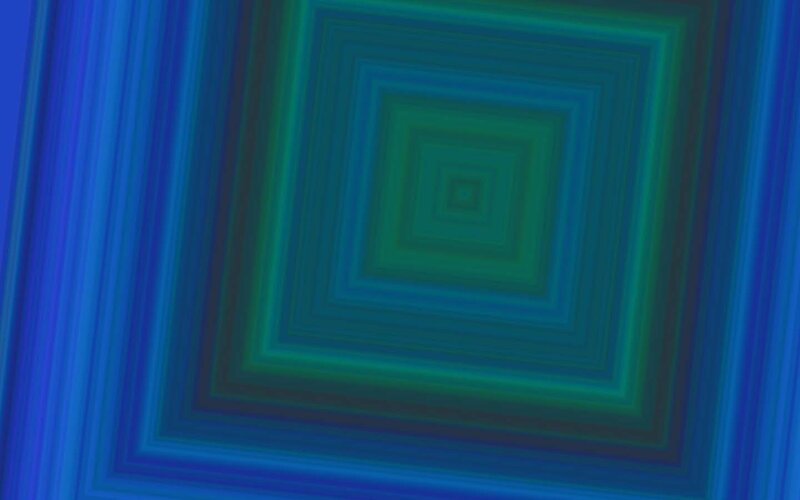 concentric blue-green squares