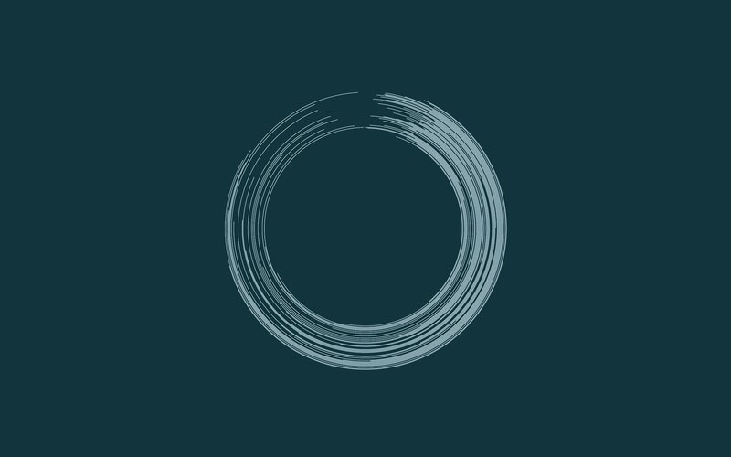Concentric Circle Brush Stroke