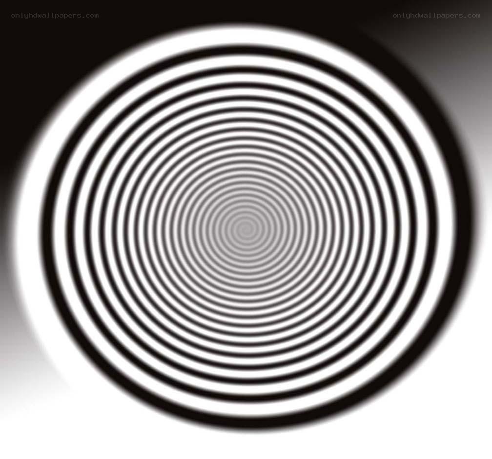 concentric circle optical illusion