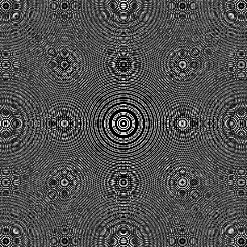 concentric circle pattern