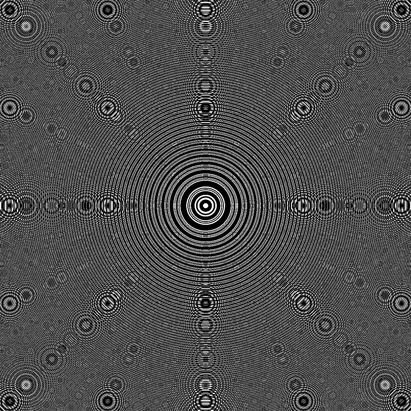 concentric circle pattern