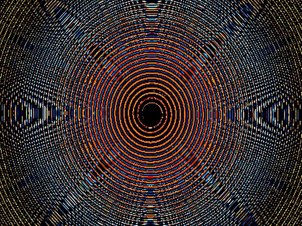 concentric circle tunnel pattern
