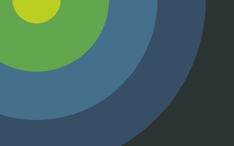 Concentric Circles — Green