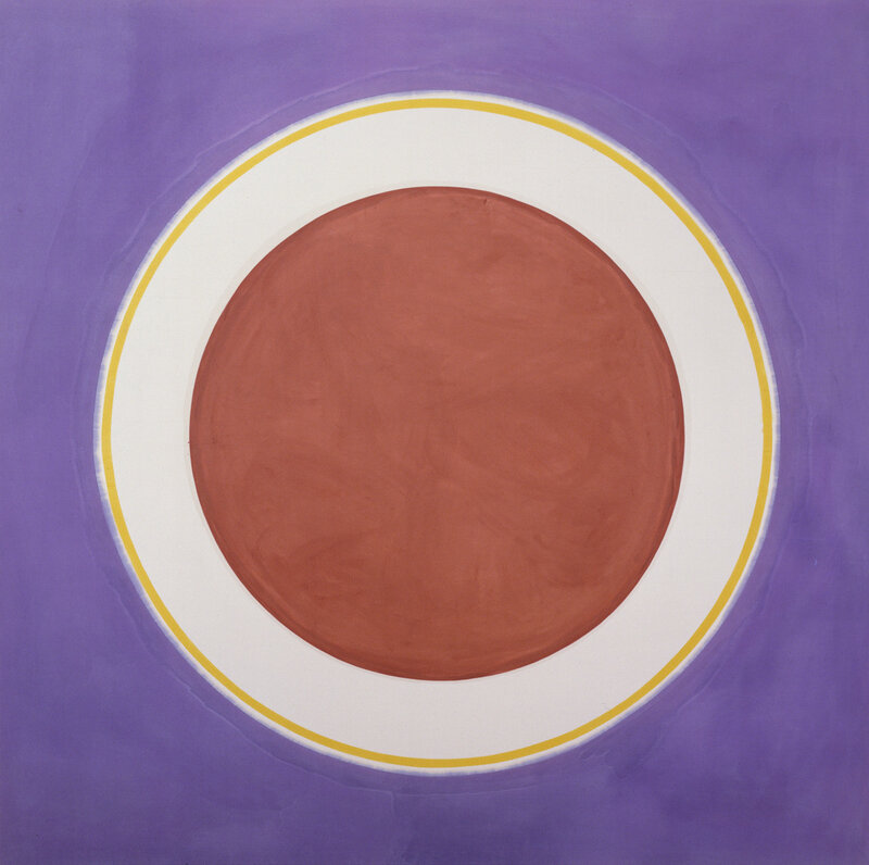 Concentric Circles on Purple