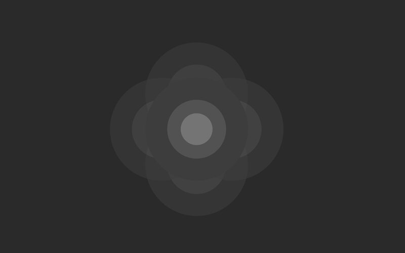 Concentric Circles Pattern — Gray