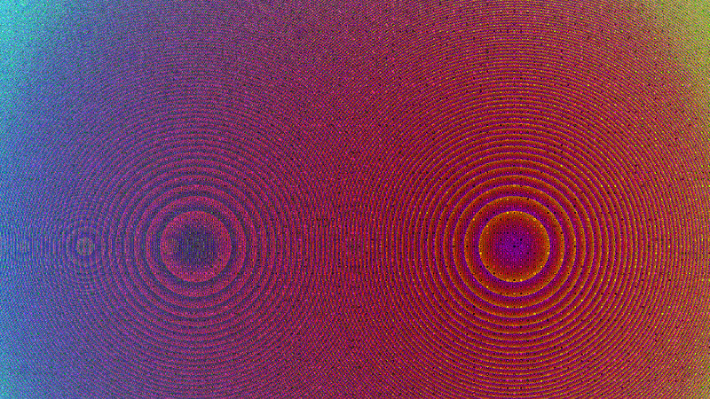Concentric Circles Pattern — Purple, Hypnotic, Abstract, Dots
