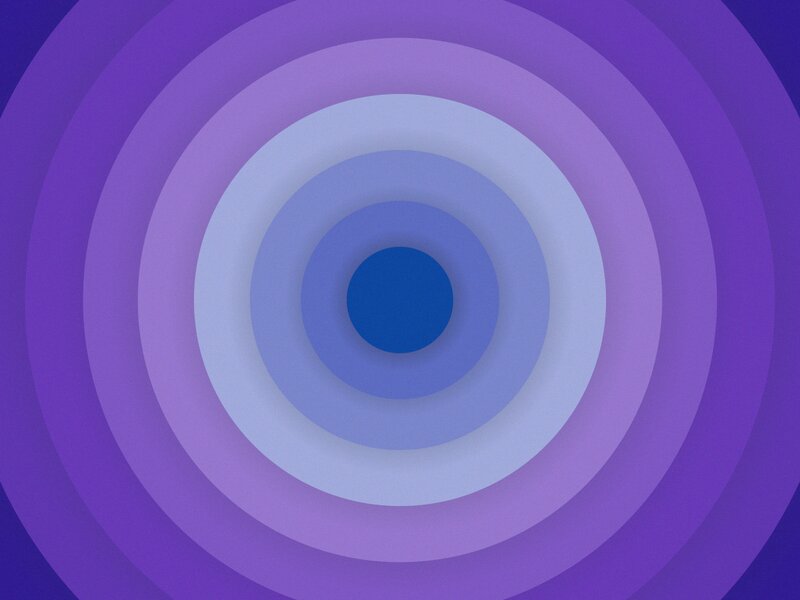 Concentric Circles — Purple